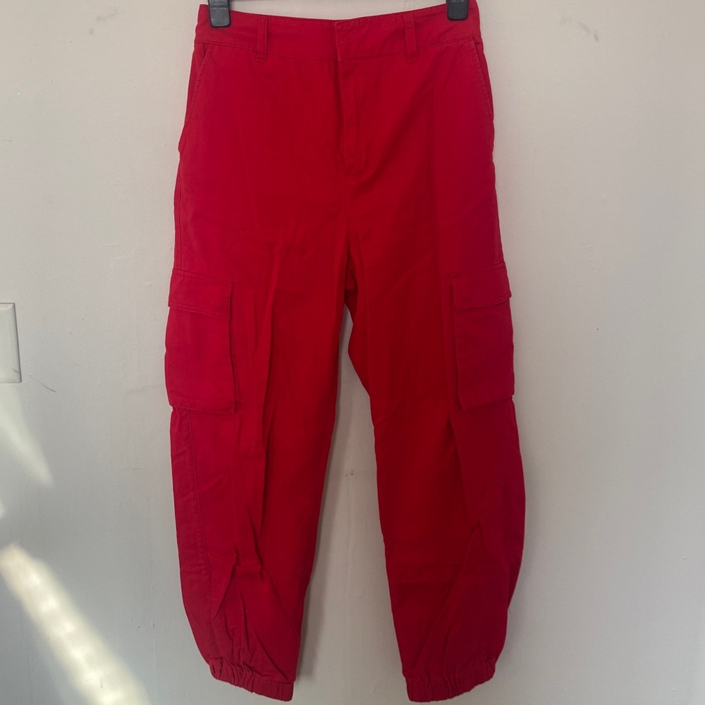 Forever21 Red Cargo Pants